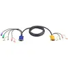 Aten Câble kvm HD15 / PS2 / Audio pour 253620 / 253642 3 m