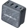 Chargeur GaN - AVERMEDIA - 100W avec Sortie HDMI 4K GC313 Noir