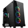 THERMALTAKE Boîtier PC View 91 TG RGB Grand tour Format XL-ATX Noir (verre trempé)