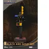 BEAST KINGDOM Figurine D-Stage Marvel Spider-Man No Way Home Costume noir et or