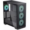 AeroCool APNX C1 Midi-Tower ATX-Gehäuse, Tempered Glass - schwarz