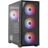 AeroCool Boîtier Pc - - Geoflow G V2 (Noir) - Moyen Tour - Format Atx - Sans Alimentation