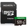 ADATA 128 Go Carte mémoire Speed Plus MicroSDXC UHS-I U3 Classe 10 avec adaptateur, couleur noire et verte