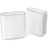 Asus ZenWiFi XD6 Whole Home Mesh System WiFi 6 Pack 2 Unités Blanc