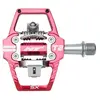 Paire de pedales automatiques ht components t2 sx rouge
