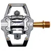 HT Components T2 Ti Pédales sans clip Noir Taille unique