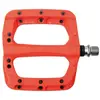 Paire de pedales nylon ht components pa03a orange fluo