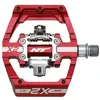 Ht Components Paire de pedales automatiques ht x2 sx rouge