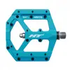 Paire de pedales plates ht components me03 evo  bleu