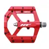 Paire de pedales plates ht components me03 evo  rouge