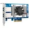 Qnap QXG-10G2T QNAP QXG-10G2T Adaptateur réseau PCIe 10 GBE RJ45 x2