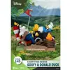 Beast Kingdom Toys Disney Diorama Pvc D-Stage Campsite Series Goofy & Donald Duck 10 Cm