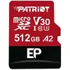 Patriot Carte Mémoire Microsdxc V30 U3 Class 10 512gb