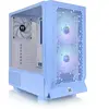 Thermaltake Boitier Moyen Tour E-ATX Ceres 330 TG RGB avec panneau vitré (Bleu)