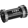 Cema Mouvement Central BBright46 pour SRAM DUB, Largeur 79 mm, Diamètre 46 mm, Acier Inox, Noir