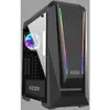 Azza Chroma 410A Boîtier Tour en Verre trempé Noir