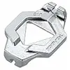 Clé à rayons Topeak DuoSpoke Wrench-13G / 4,3mm Argenté TU TO6163