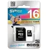 SILICON POWER Carte mémoire microSD SDHC Class 10 - 16 Go