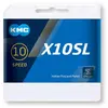 Chaîne de vélo KMC X10 SL TI-N - Jaune - Adulte - A monter soi-même
