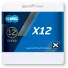 Kmc Chaîne X12 Road/mtb 126 Links