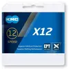 Kmc Chaîne X12 Ept Road/mtb 126 Links