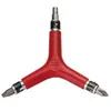 IceToolz Jeu de clés en Y 10 cm 6-en-1 : douille - point de croix - croix