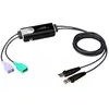 ATEN CS62KM - commutateur souris/clavier - 2 ports