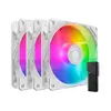 Cooler Master SickleFlow Edge 120 ARGB 3-pack Fan Kit White Edition Bo...