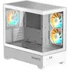 Boîtier PC Gigabyte Aorus C500 en verre blanc RGB Midi Tower en verre ...