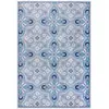 Novatrend Tapis intérieur extérieur en polyester bleu 120x170 cm