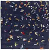 Tapis en lin Emko Chaos Bleu 200x200x2,5 cm CHAOSMblue