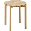 Table d'appoint en chêne naturel 50 cm Pinion - Emko