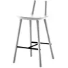 Chaise de bar grise 65 mc Naïve - Emko