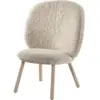 Fauteuil en frêne et laine de mouton Naïve - Emko
