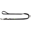 Hunter laisse réglable Havanna Mini, noir 200cm long chien