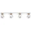 Spot pour plafond LED OSRAM PLUTO, blanc, 4 spots métalliques 3 000 K