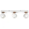 Spot pour plafond LED OSRAM PLUTO, blanc, 3 spots métalliques 3 000 K