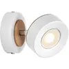 Spot pour plafond LED OSRAM PLUTO, blanc, 1 spot, métal 3 000 K