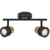 Osram Decor spot cork, 2 x 3,4W, 460lm, noir, spot, têtes réglables, u...