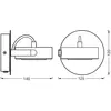Spot mural LED OSRAM VENUS, blanc, 1 lampe, métal 3 000 K