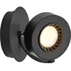 Spot mural LED OSRAM VENUS, noir, 1 lampe, métal, 3 000 K