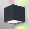 Ledkia Plafonnier LED RGB 14W - Gris foncé