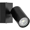 Spot mural OSRAM OCTAGON noir 1 lampe GU10-LED 927 à intensité variabl...