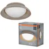 Plafonnier OSRAM ORBIS Milan, bois, Ø 31 cm, métal/verre