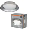 Plafonnier OSRAM ORBIS MILAN, nickel, Ø 31 cm métal/verre