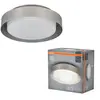 Plafonnier OSRAM ORBIS MADRID, nickel, Ø 29 cm, métal/verre