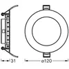 Plafonnier encastré LED OSRAM SLIM, Ø 12 cm, 4 000 K, blanc