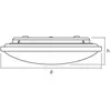 Plafonnier LED OSRAM ORBIS, Ø 31 cm, télécommande CCT blanc
