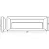 Applique d'extérieur LED OSRAM ENDURA STYLE IVAN, gris foncé, IP65