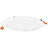 Plafonnier encastré LED OSRAM SLIM, Ø 23 cm, 3 000 K, blanc